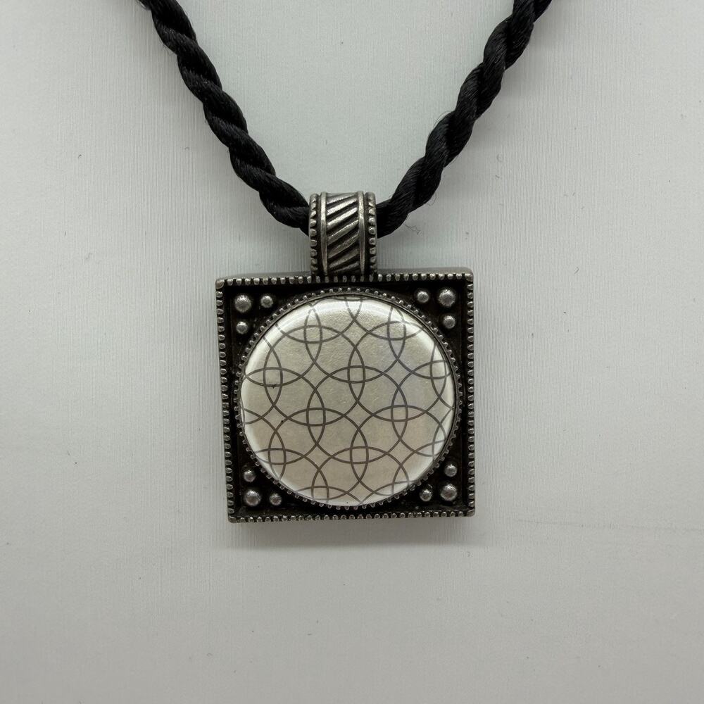 Magnabilities Black Cord Rope Interchangeble Magnetic Jewelry Pendant Necklace